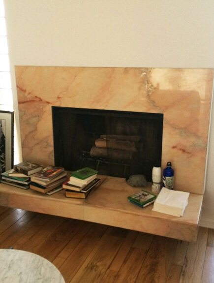 Hollywood Hills Fireplace