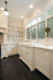 bright white kitchen